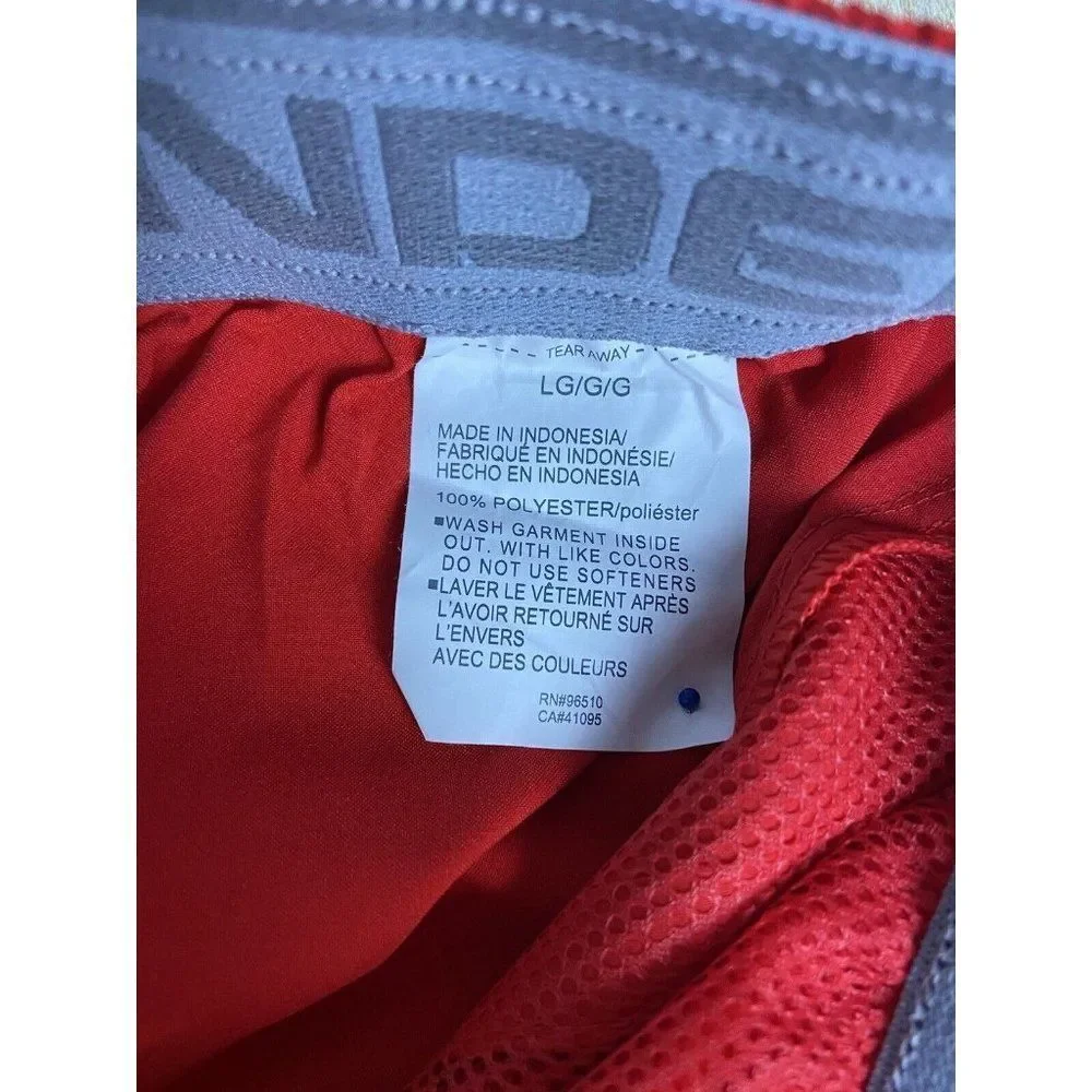 Under Armour Men's Size large Track and Filed Red with pockets  shorts - Picture 10 of 10